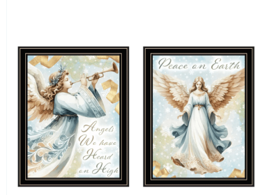Trendy Decor 4U 2-Piece Vignette Angels