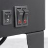 15 inch 3D Flame Electric Infrared Quartz Fireplace Stove without remote control