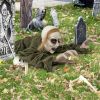 Halloween zombie decorations with sparkling eyes and spooky sounds