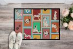 Lots of Dalmatian Doormat Front Door Mat Indoor Outdoor Rugs for Entryway, Non Slip Washable Low Pile, 24H X 36W