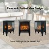 15 inch 3D Flame Electric Infrared Quartz Fireplace Stove without remote control