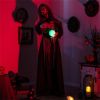 6 feet of Halloween decorations for witches with orbs