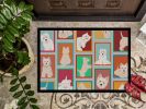Lots of Westie Doormat Front Door Mat Indoor Outdoor Rugs for Entryway, Non Slip Washable Low Pile, 24H X 36W